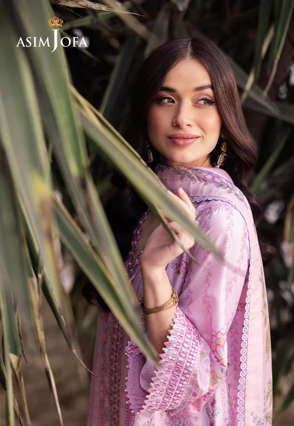 Asim Jofa Embroidered 3 Piece Suit