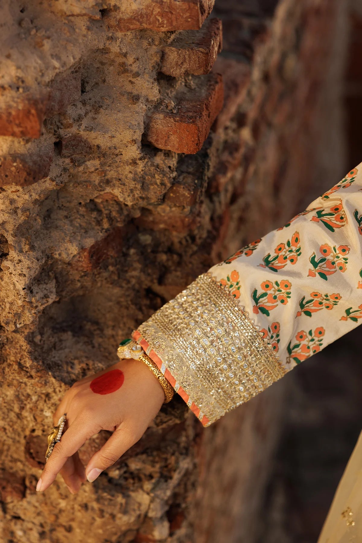 Charizma Embroidered Raw Silk 3 Piece Suit