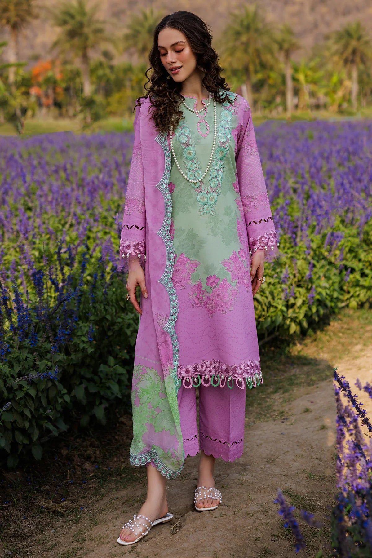 Charizma Embroidered Printed Lawn 3 Piece Suit