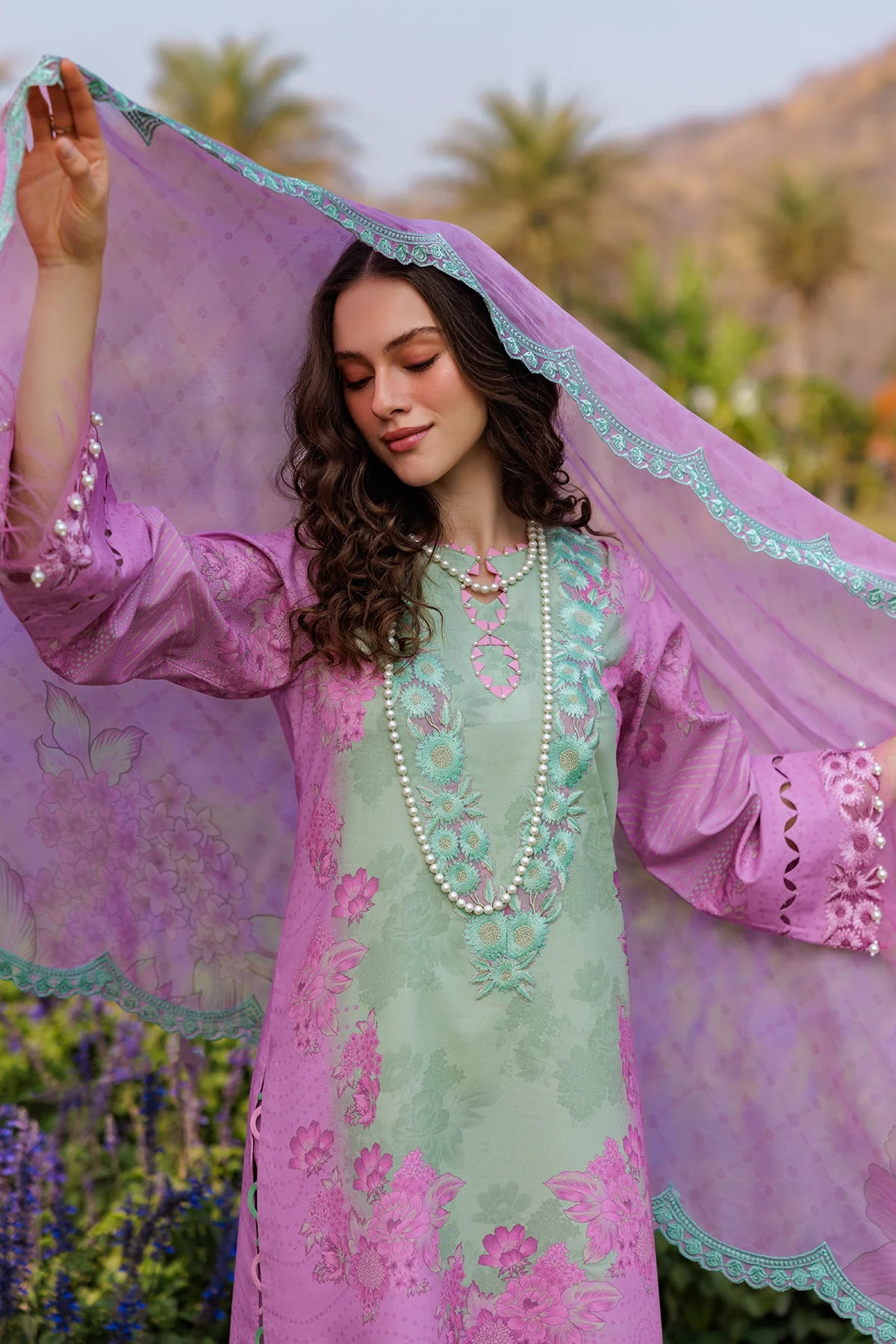 Charizma Embroidered Printed Lawn 3 Piece Suit