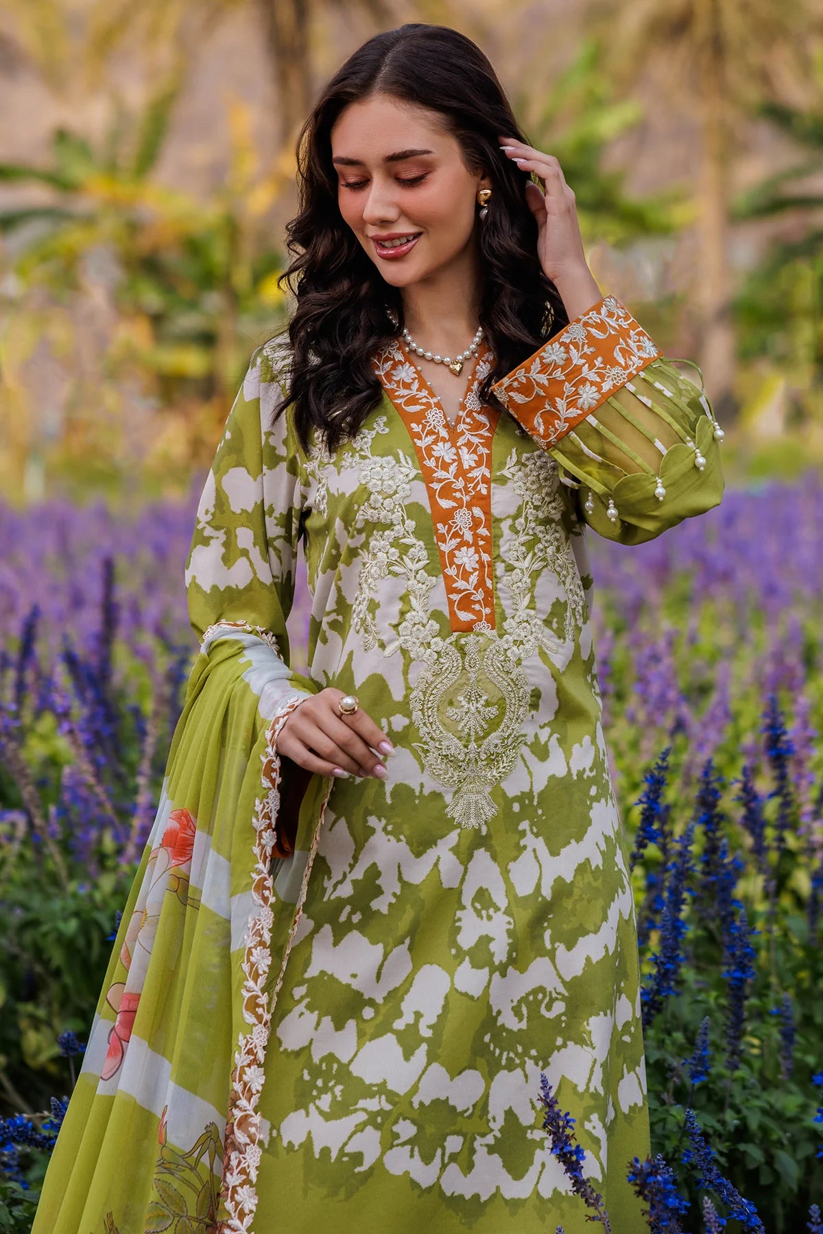 Charizma Embroidered Printed Lawn 3 Piece Suit