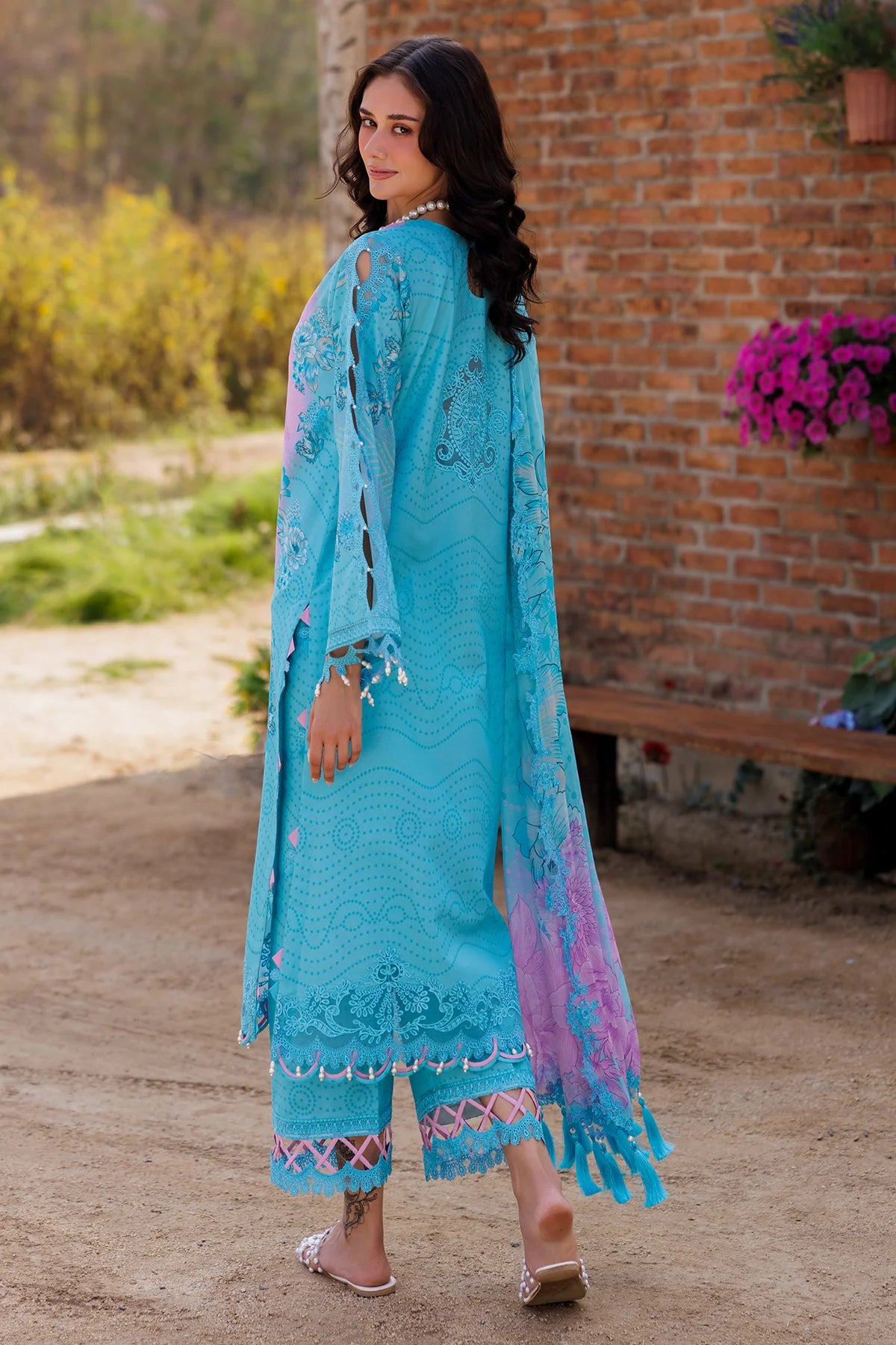 Charizma Embroidered Printed Lawn 3 Piece Suit