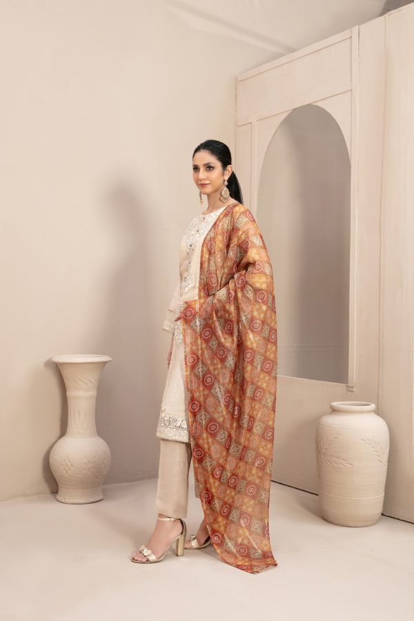 Tawakkal Embroidered Fancy Jacquard 3 Piece Suit