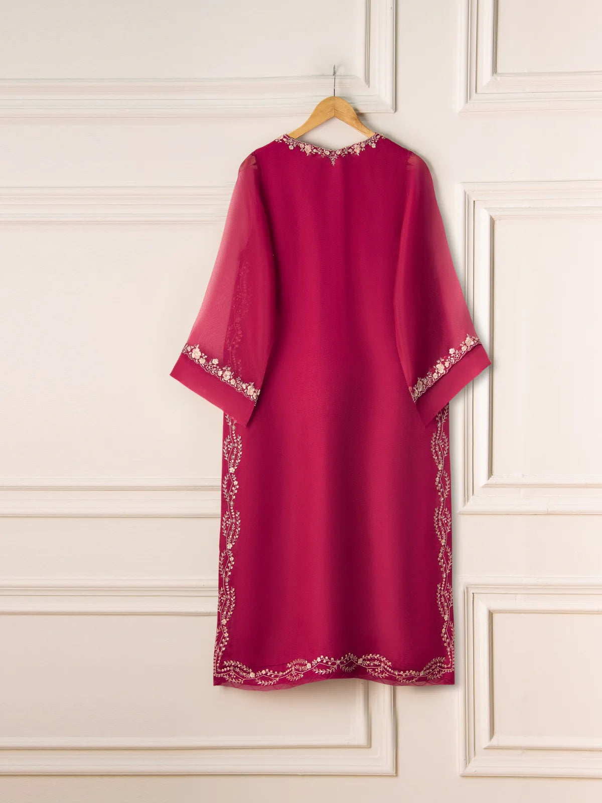 AGHANOOR 3 Piece - Pure Organza Embroidered Suit