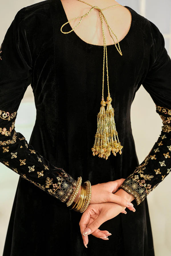 BAROQUE Pret Embroidered Velvet 3 piece Suit