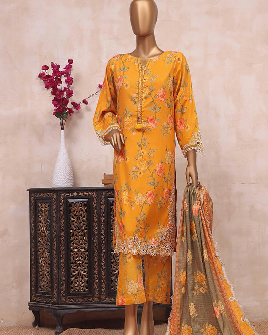 Sadabahar Embroidered Cutwork Mid Summer Lawn 3 Piece Suit