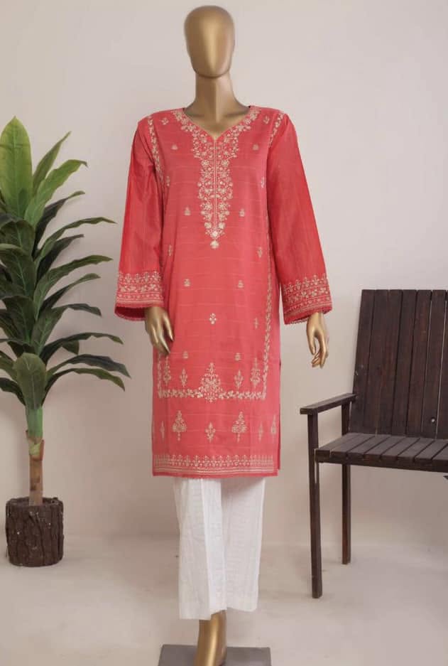 BIN SAAED COTTON EMBROIDERED SHIRT