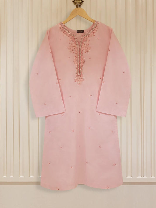 AGHANOOR PIMA COTTON LAWN EMBROIDERED SHIRT
