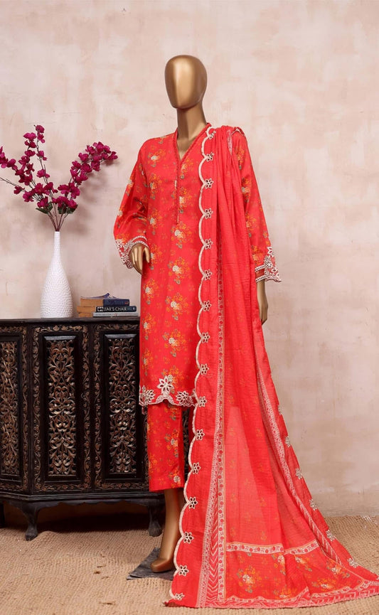 Sadabahar Embroidered Cutwork Lawn 3 Piece Suit