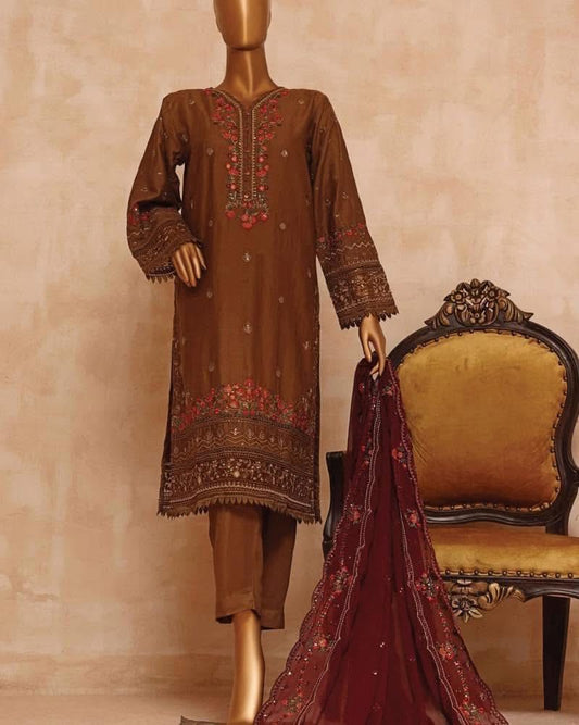 Sadabahar Festive Formal Jacuard Lawn 3 Piece