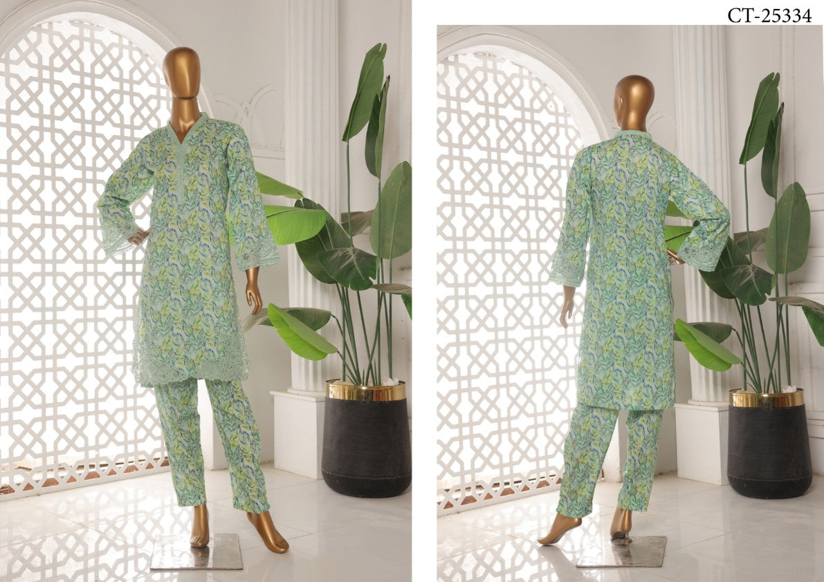 Riwayat Embroidered Lawn Co-ord Set