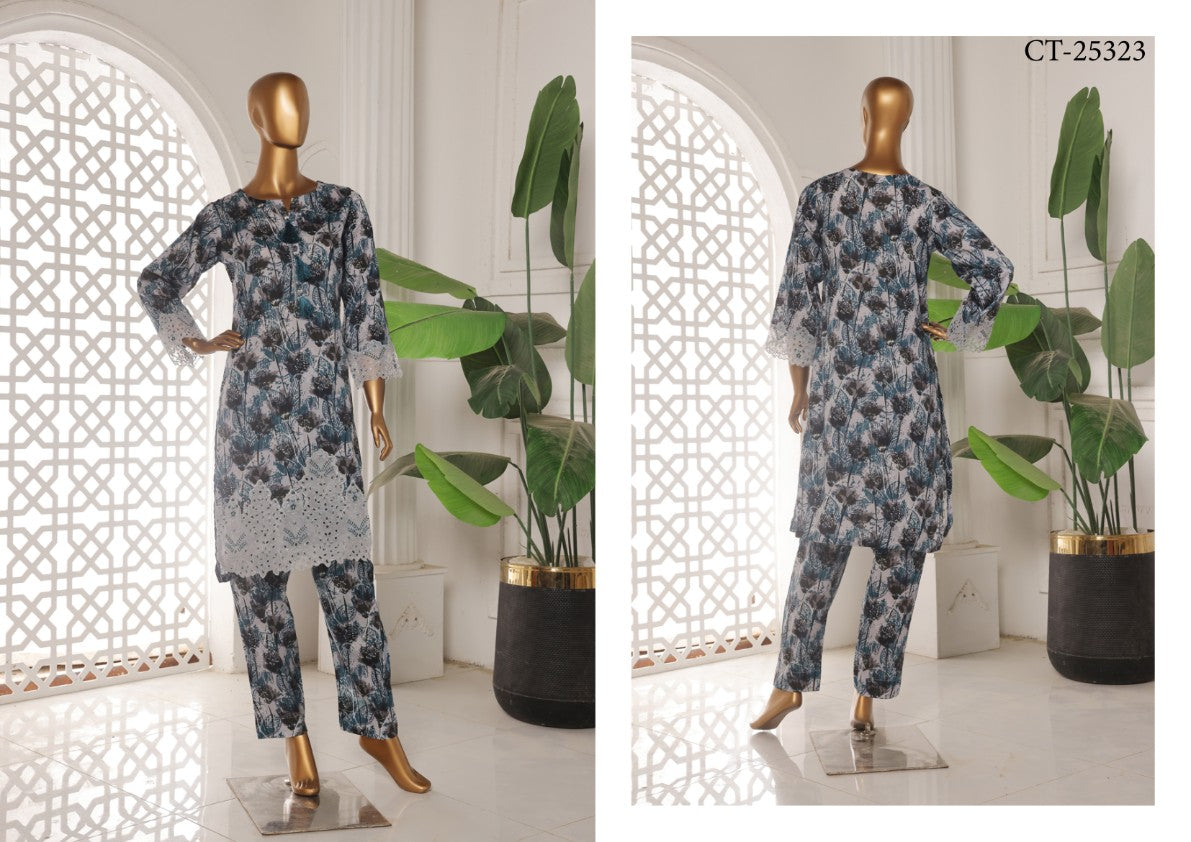 Riwayat Embroidered Lawn Co-ord Set
