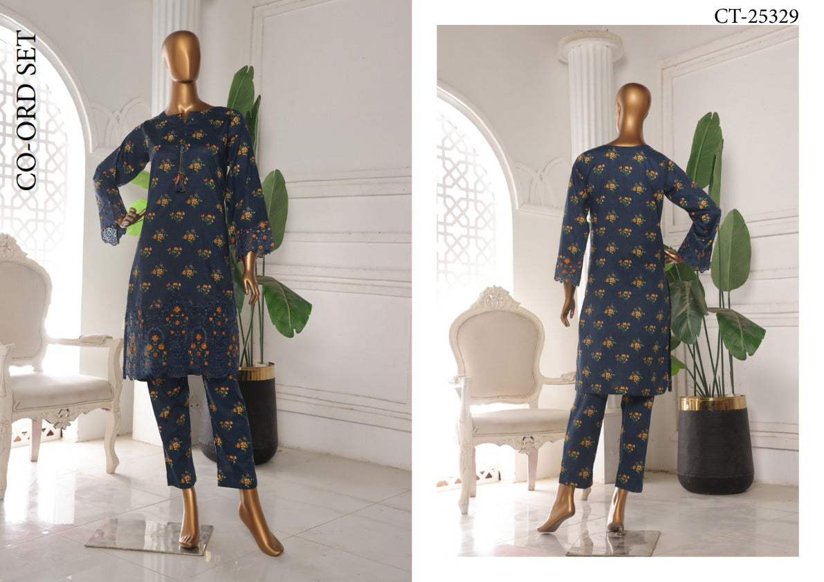 Riwayat Embroidered Lawn Co-ord Set