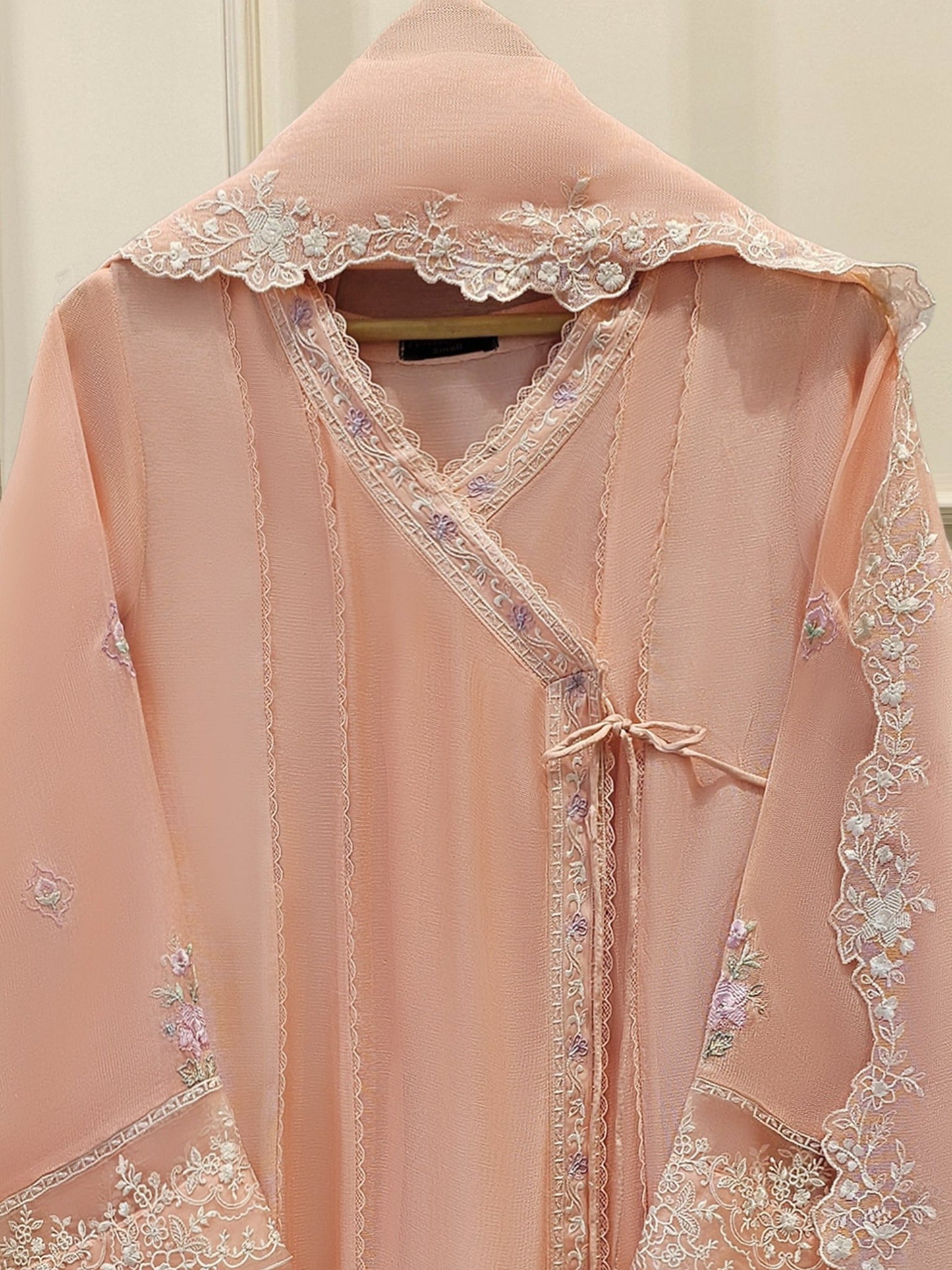 Aghanoor Embroidered Cotton Net Frock Style 3 Piece Suit