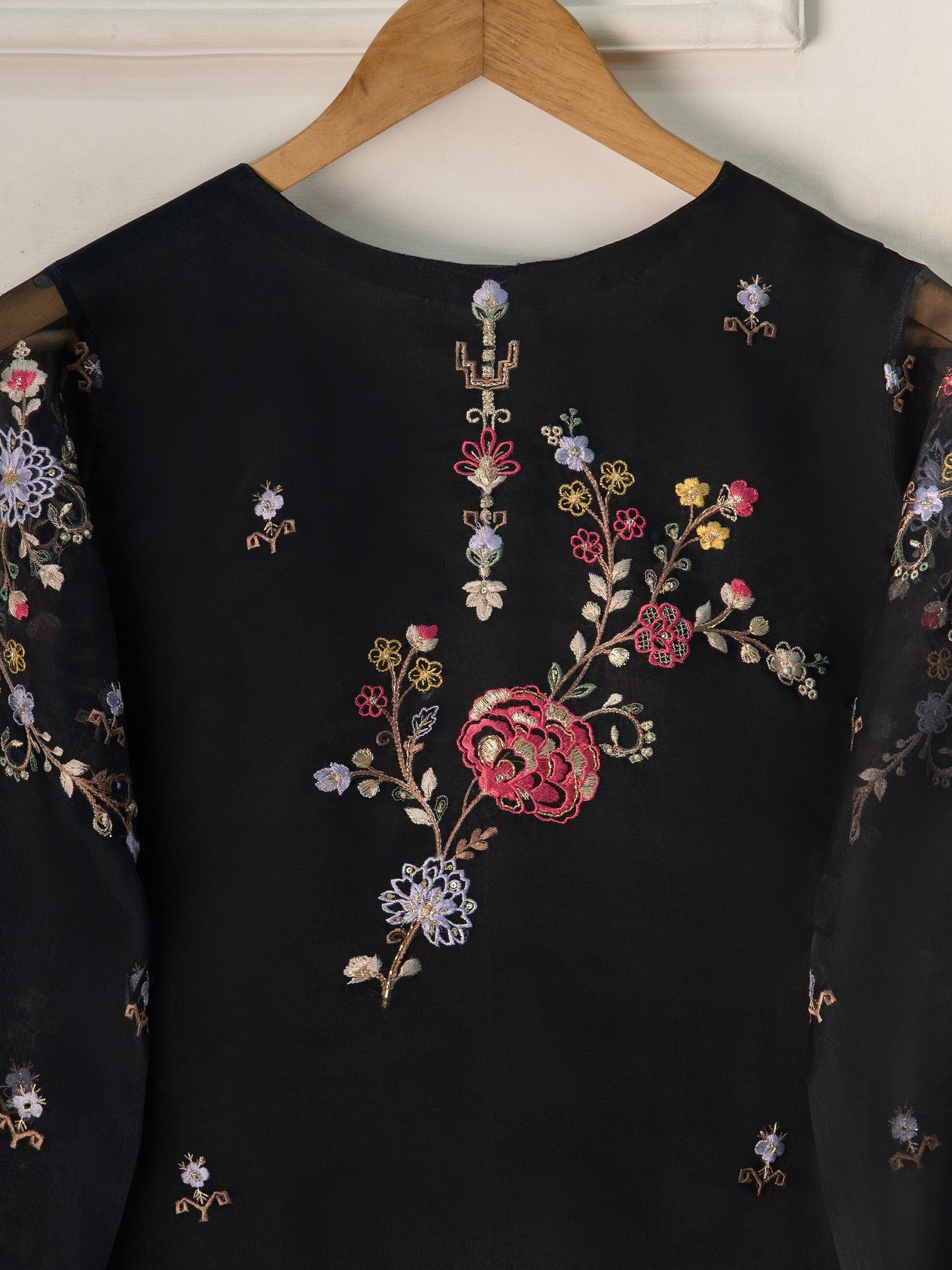 AGHANOOR 3 Piece - Pure Organza Embroidered Suit