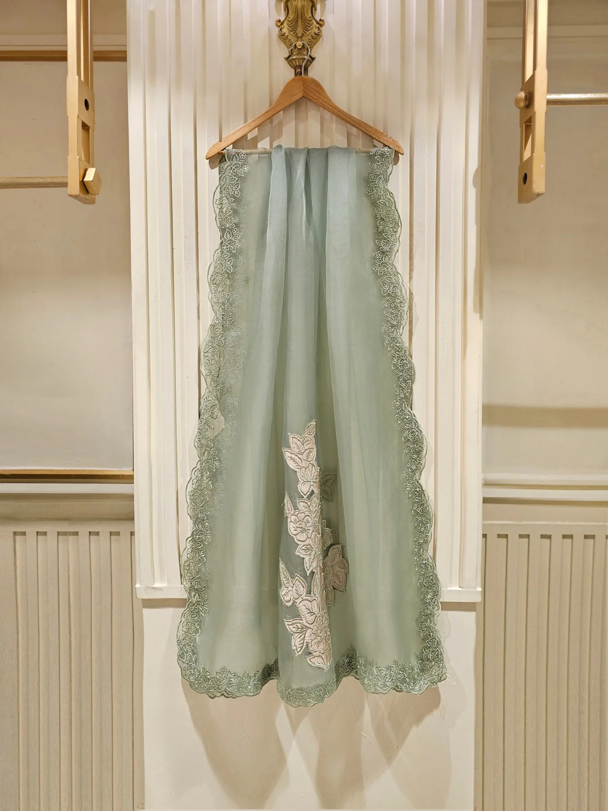 AGHANOOR 3 Piece - Pure Organza Embroidered Suit