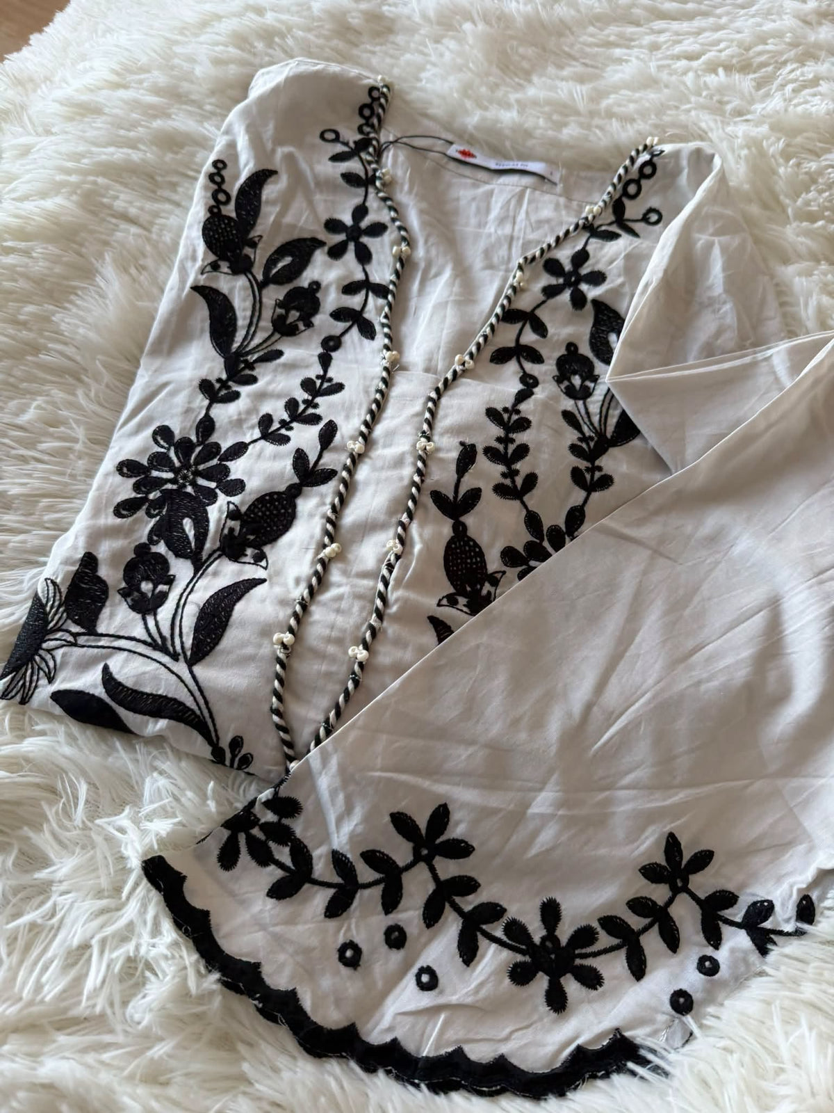 KHAADI EMBROIDERED SHIRT in BNW