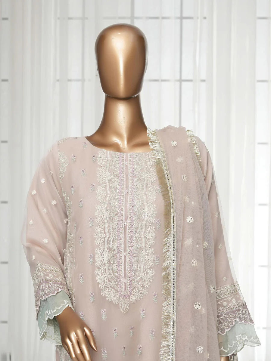 Sadabahar Mahpara Stitched Embroidered Organza 3 Piece
