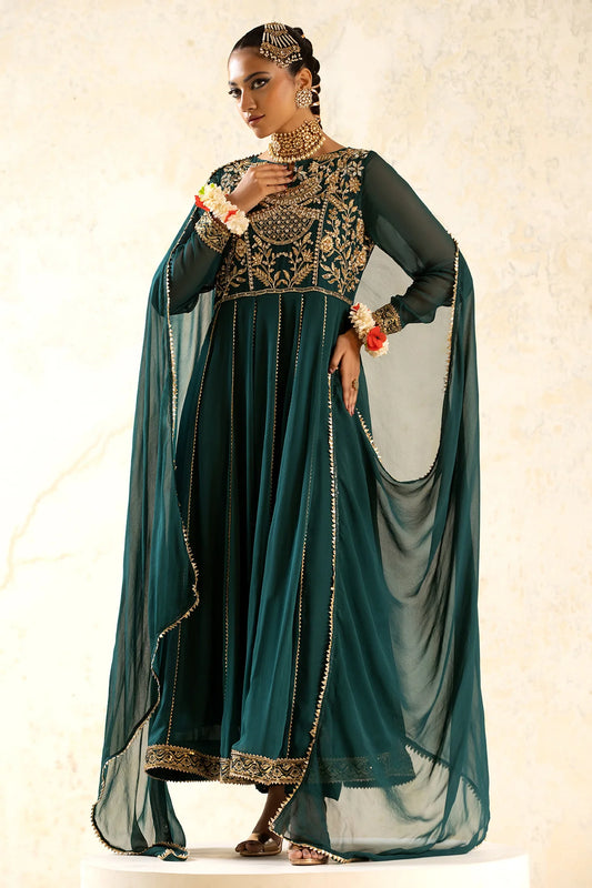 Charizma Mi Amor Embroidered Chiffon 3 Piece Suit