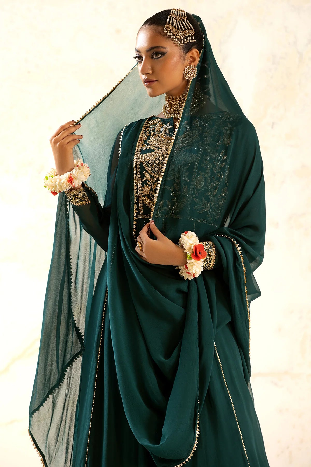 Charizma Mi Amor Embroidered Chiffon 3 Piece Suit