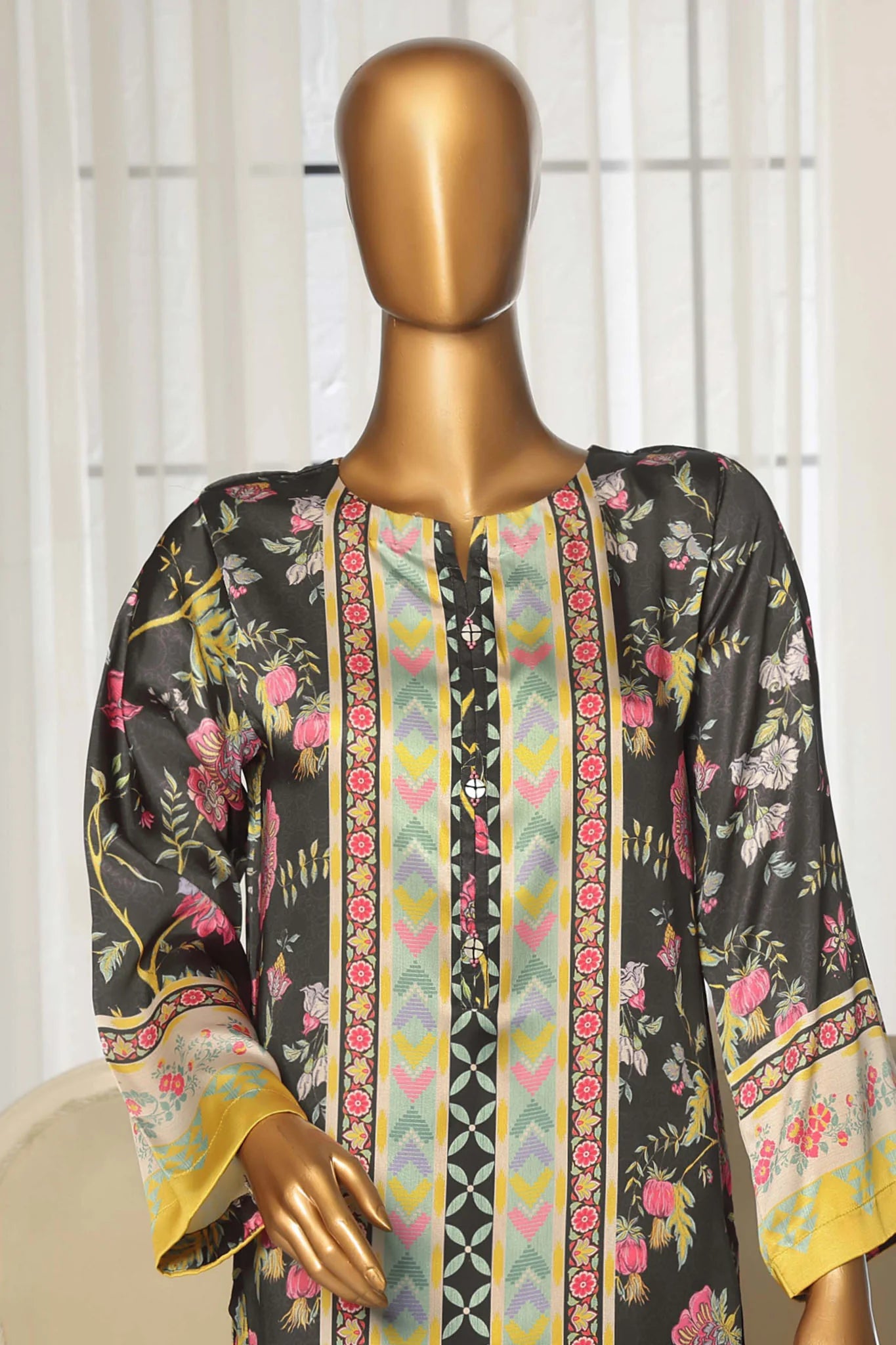 Sadabahar Printed Silk Co-ord