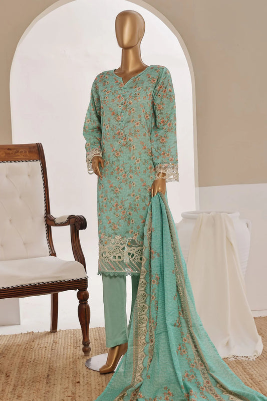 Sada Bahar Lawn Cutwork 3 Piece
