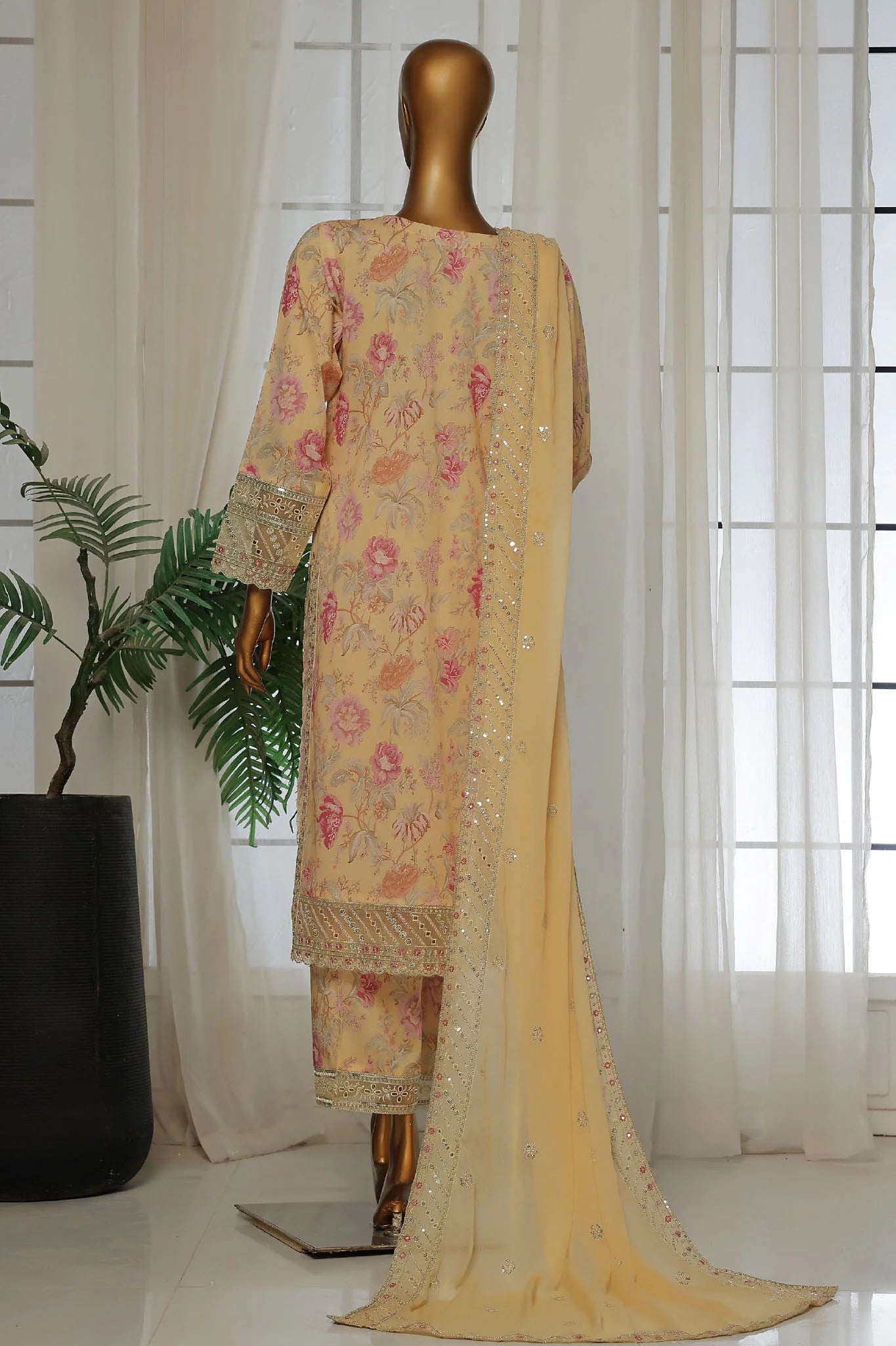Malika by Sadabahar Festive Emb Lawn 3 Piece