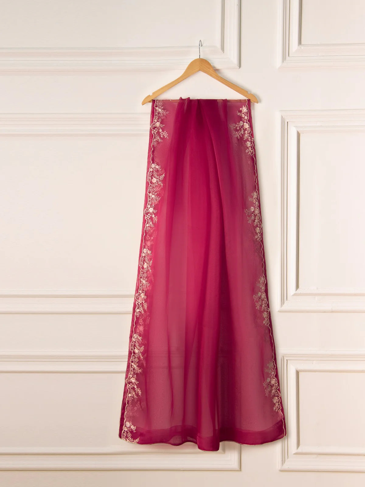 AGHANOOR 3 Piece - Pure Organza Embroidered Suit