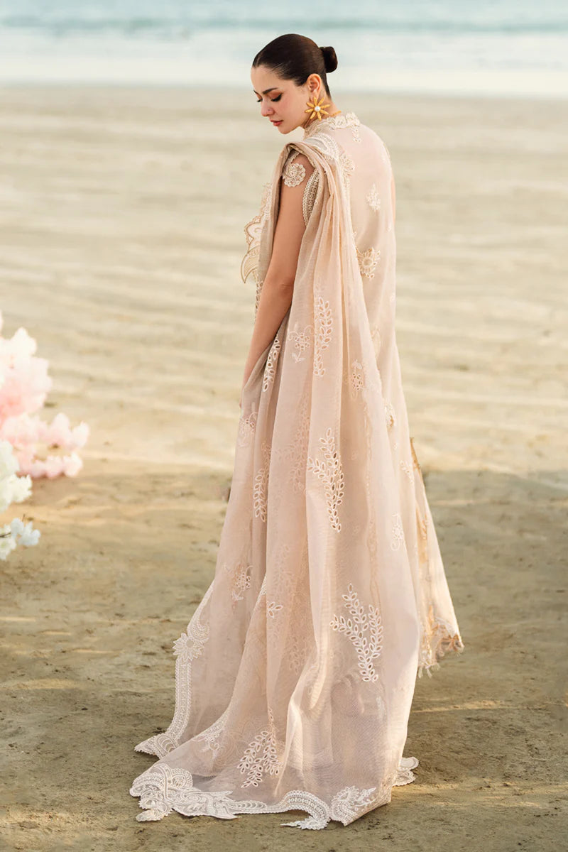Qalamkar Pret Embroidered Lawn 3 Piece Suit