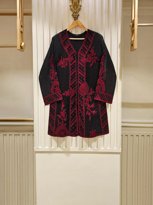 AGHANOOR COTTON NET SHIRT WITH PANT