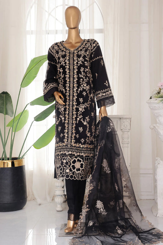 Bin Saeed  Embroidered Organza 3 Piece