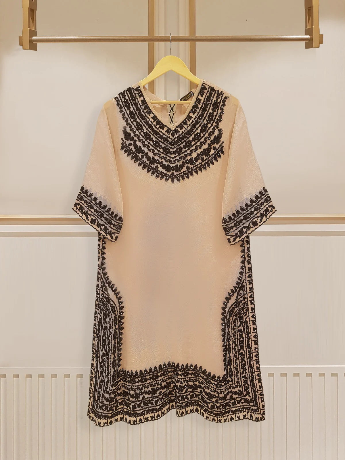 PURE COTTON NET EMBROIDERED SHIRT AND PANT