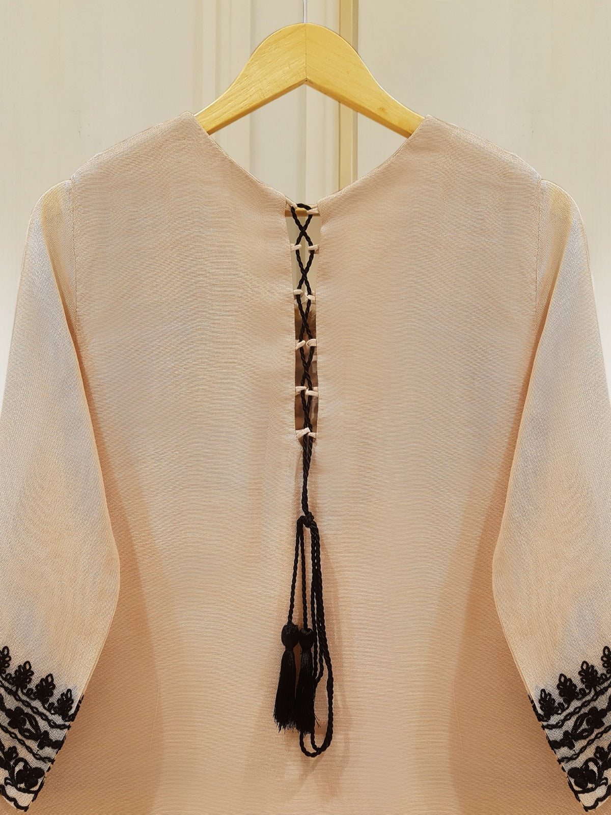 PURE COTTON NET EMBROIDERED SHIRT AND PANT