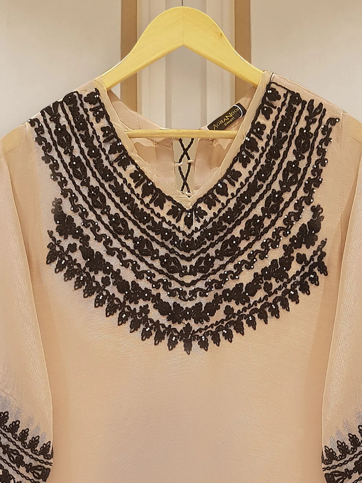 PURE COTTON NET EMBROIDERED SHIRT AND PANT