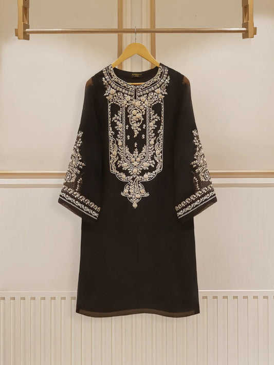 AGHANOOR 3 PIECE PURE ORGANZA SUIT