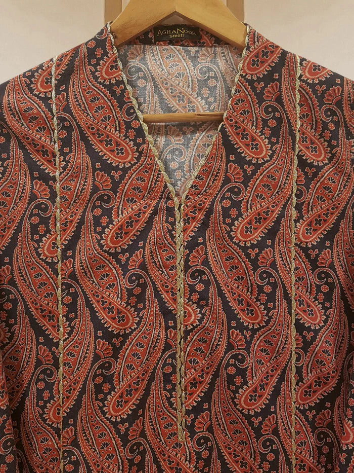 AGHANOOR DIGITAL PRINTED CAMBRIC SHIRT WITH DUPATTA