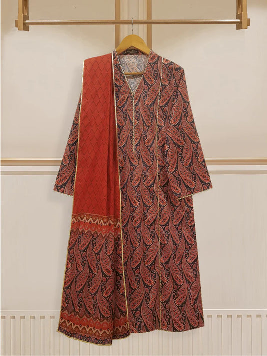 AGHANOOR DIGITAL PRINTED CAMBRIC SHIRT WITH DUPATTA