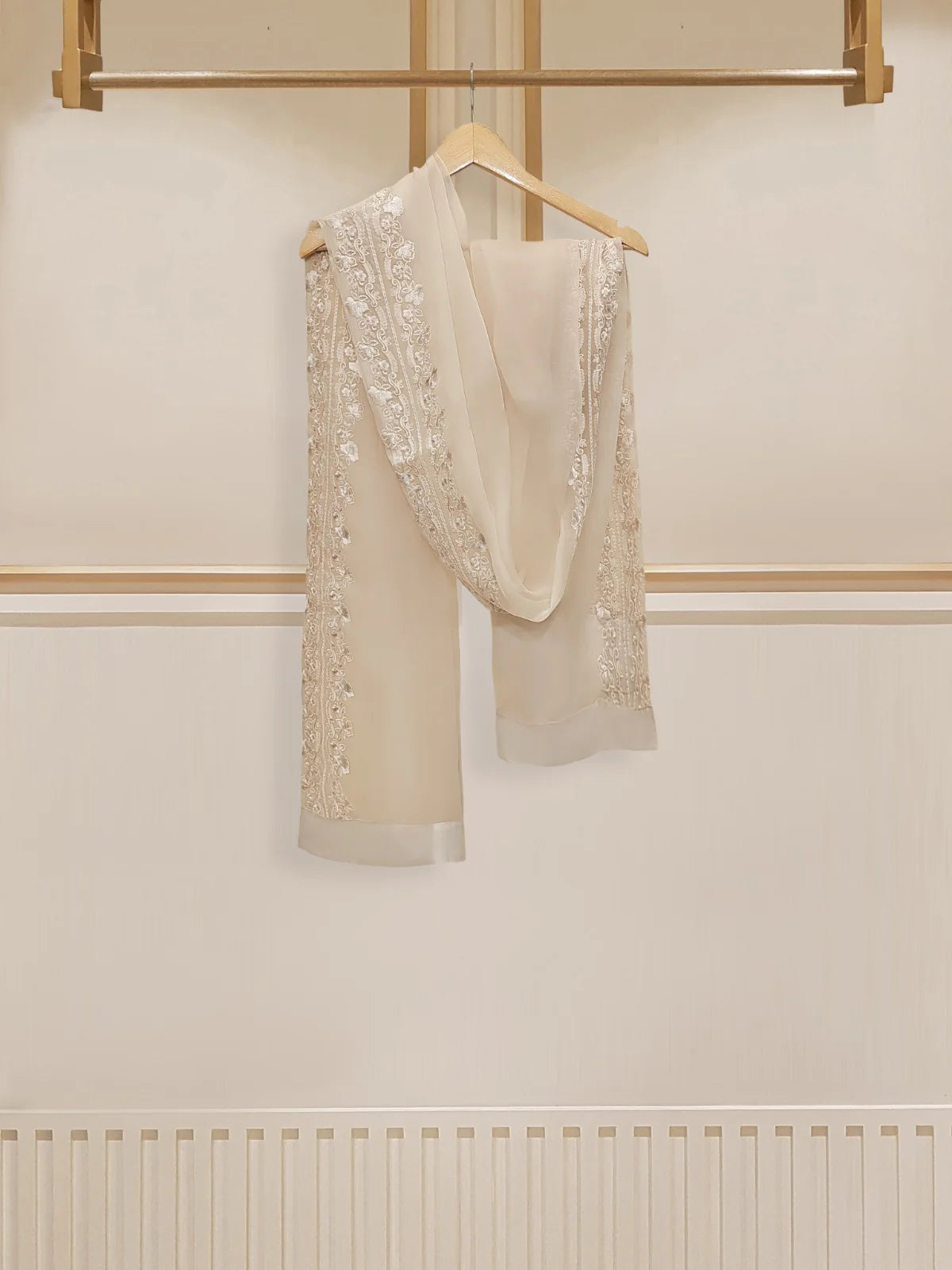 AGHANOOR 3 Piece Pure Organza Suit