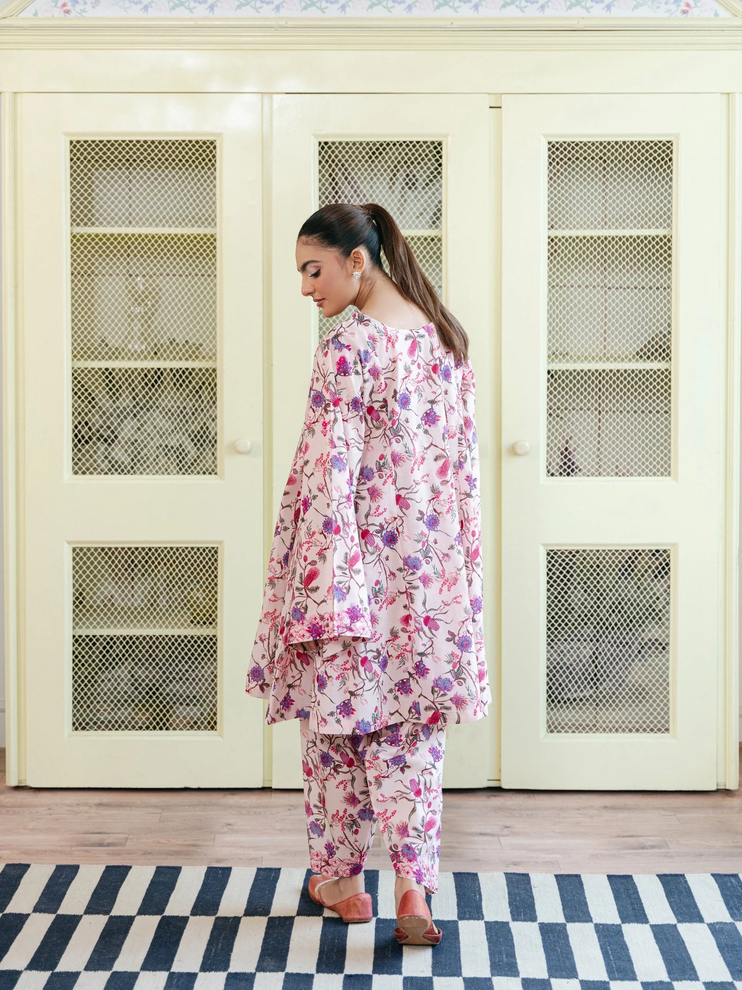 AGHANOOR CAMBRIC COTTON EMBROIDERED SHIRT