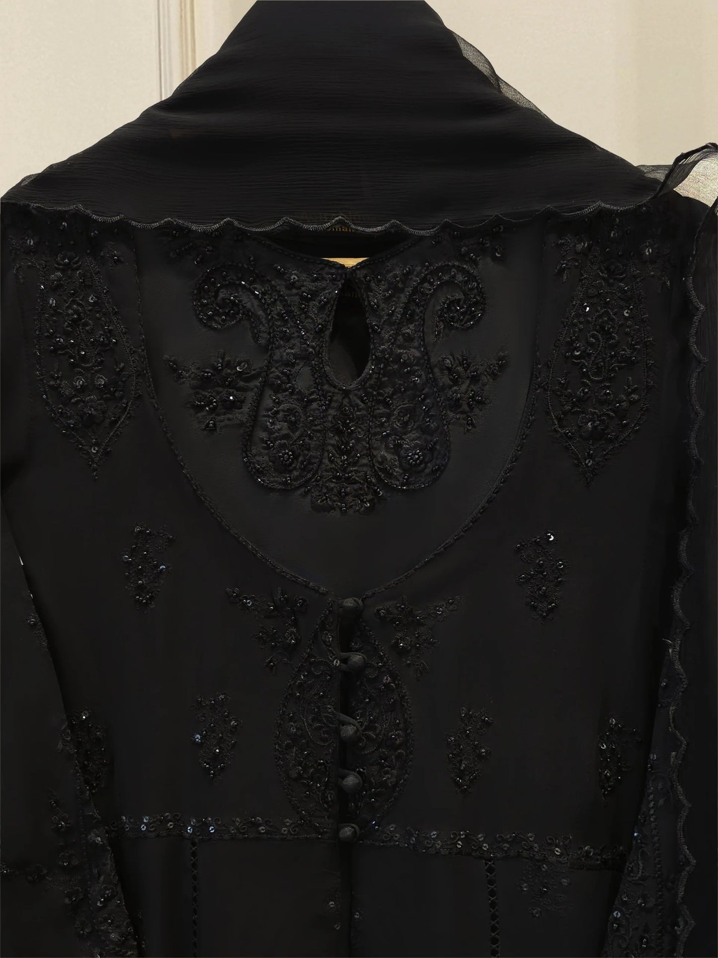 Aghanoor Embroidered Chiffon Frock Style 3 Piece Suit