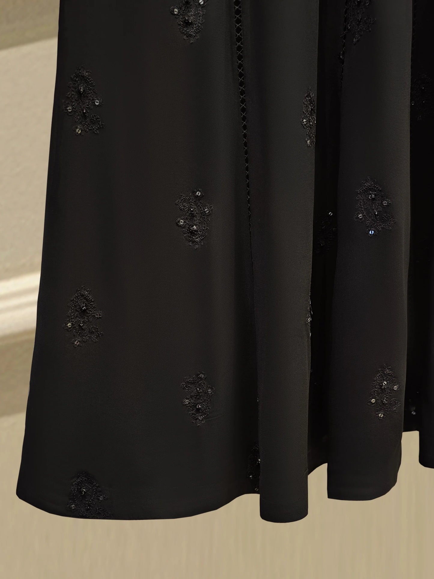Aghanoor Embroidered Chiffon Frock Style 3 Piece Suit