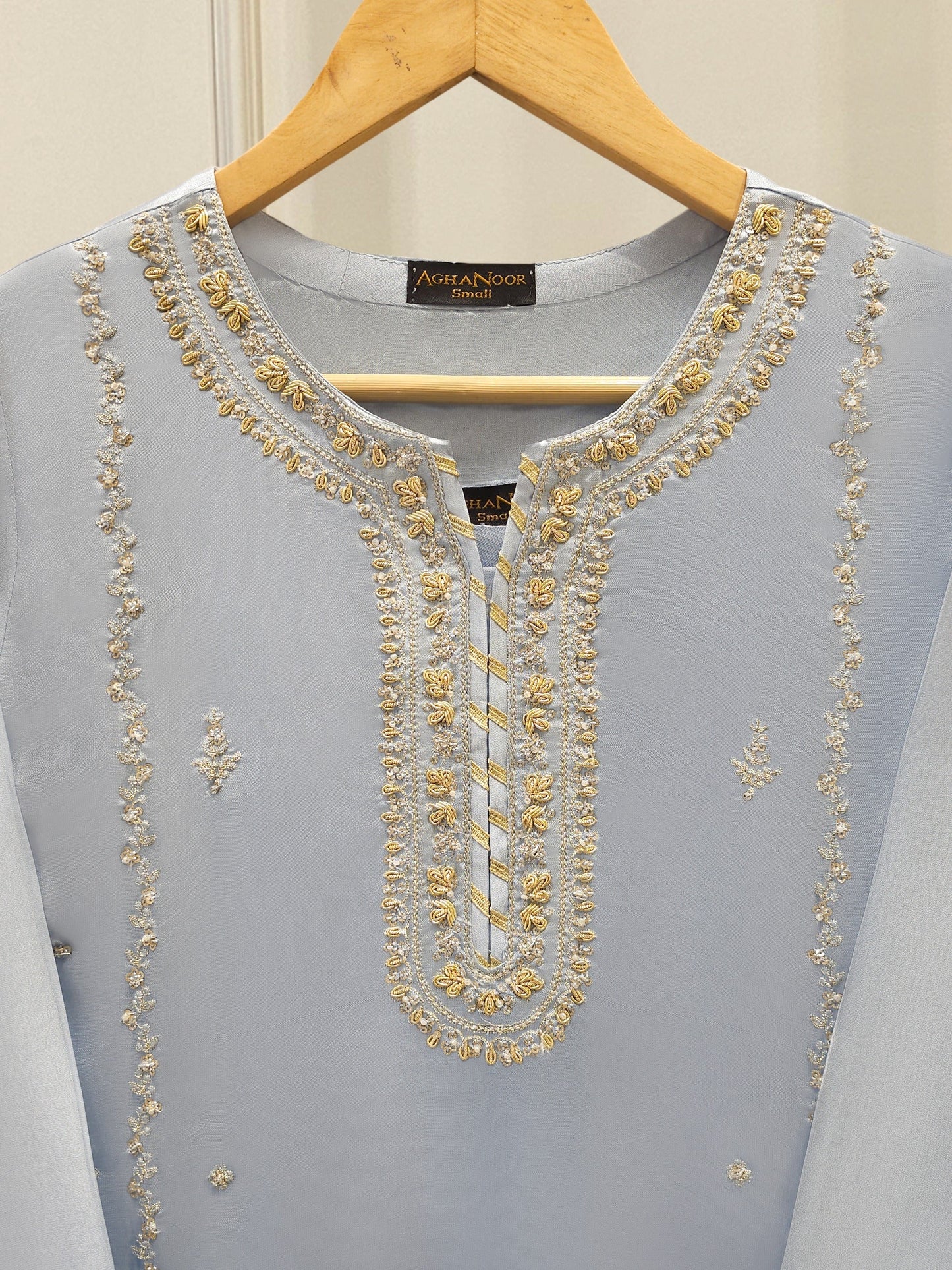 AGHANOOR SEESHA SILK SHIRT WITH PANT
