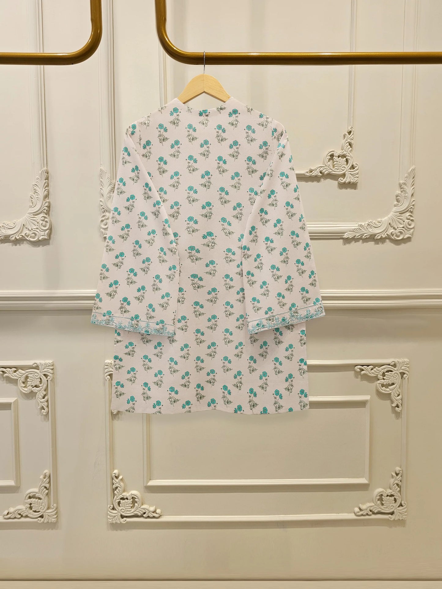AGHANOOR EMBROIDERED LAWN SHIRT