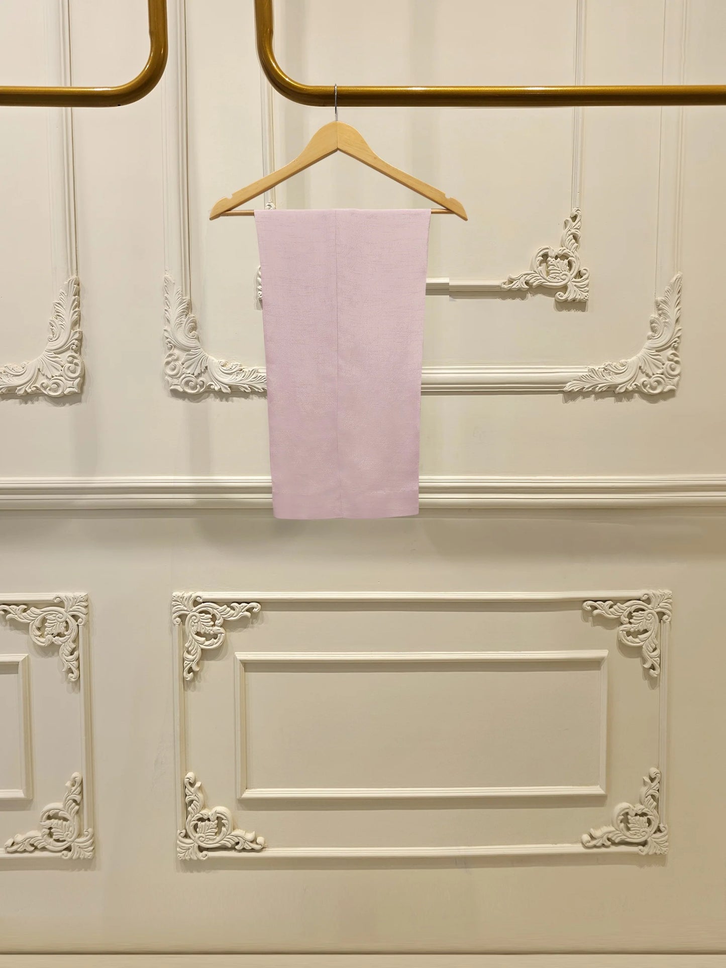 Aghanoor Embroidered Organza 3 Piece Suit-Lilac