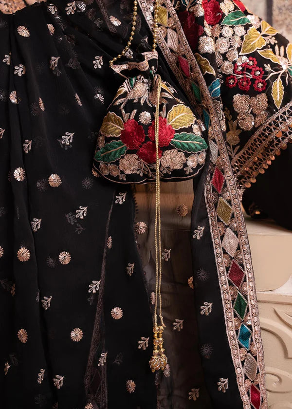 MEHNAAZ HASEENS CHIFFON EMBROIDERED SUIT