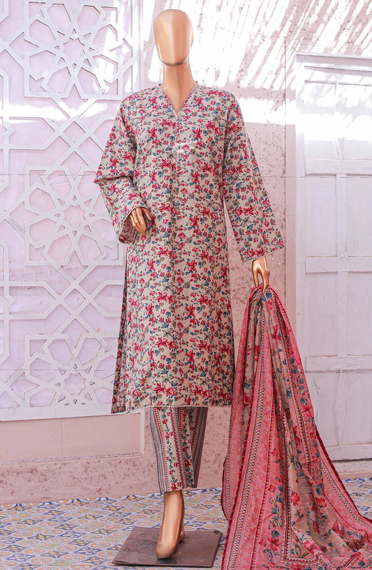 Bin Saeed 3 Piece Printed Lawn Suit