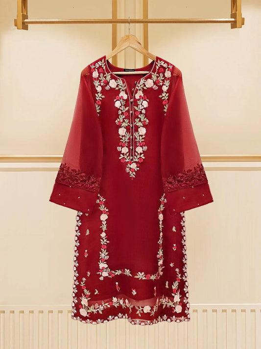 AGHANOOR ORGANZA EMBROIDERED SHIRT & PANT