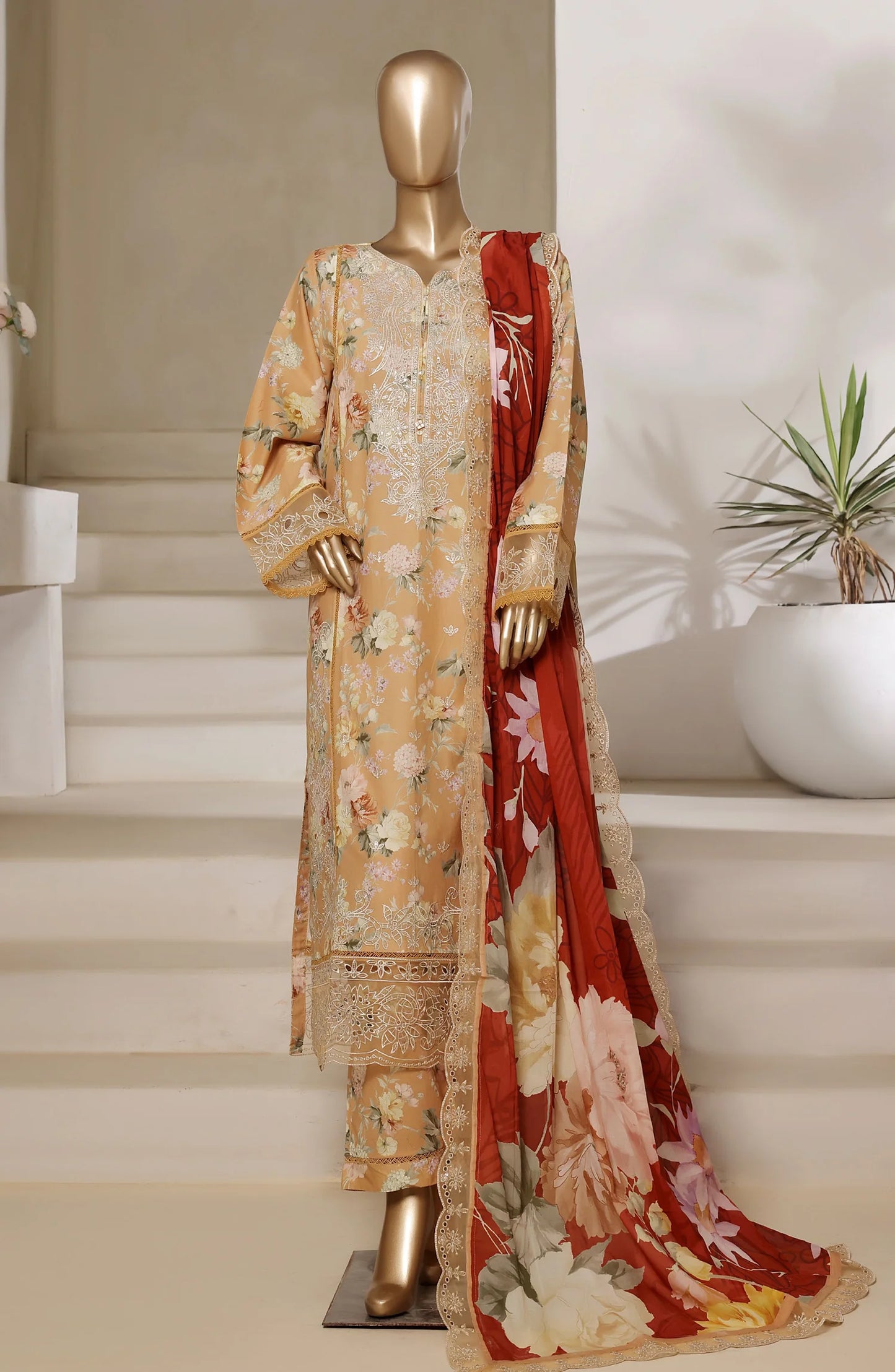 Signature by Sadabahar Festive Embroidered Lawn 3 Piece