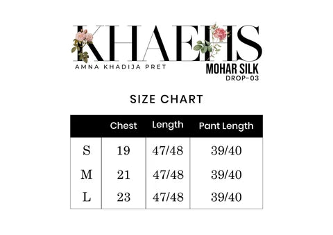 AMNA KHADIJA SILK EMBROIDERED CO-ORDS (SHIRT & PANTS)