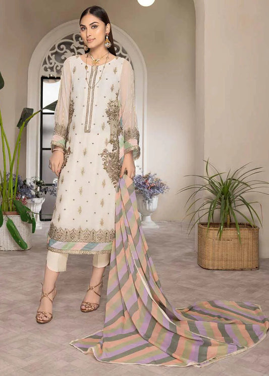 Charizma Premium Chiffon 3 Piece